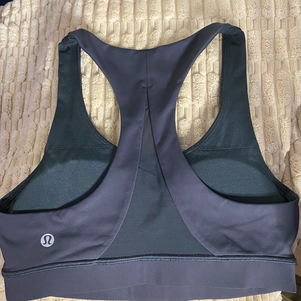 lululemon athletica Black Racerback Sports Bra